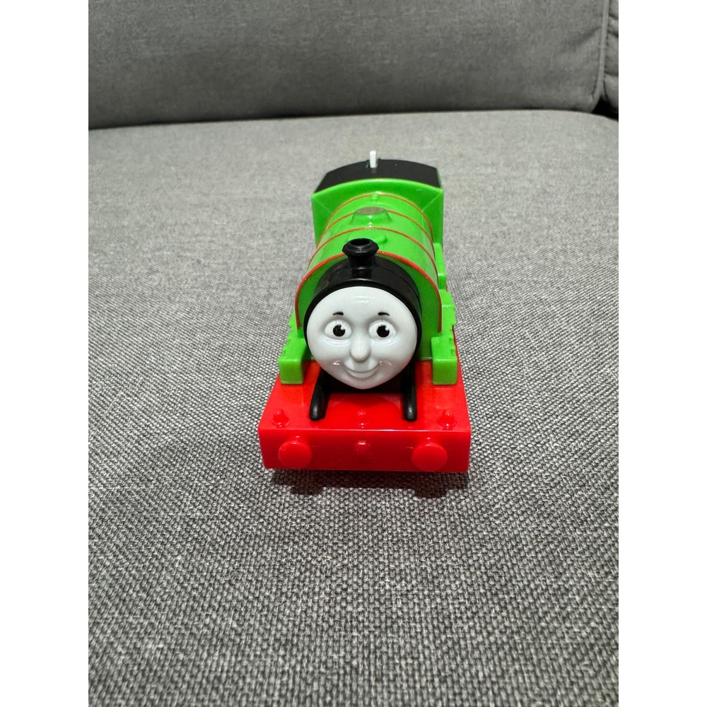 Thomas & Friends TrackMaster Motorized Percy Engine Racing Flames No 6 Mattel